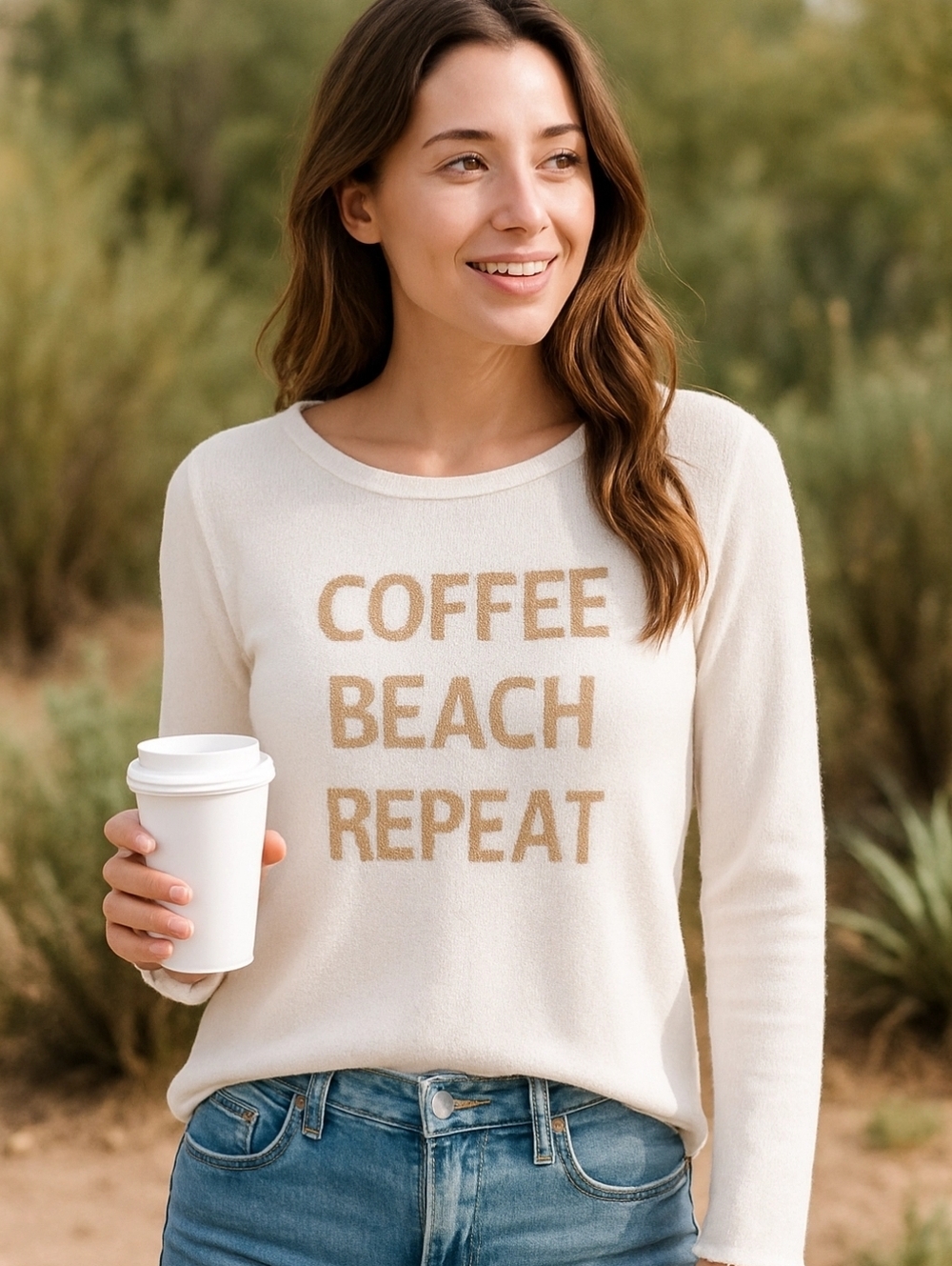 Chic "Beach" Sweater